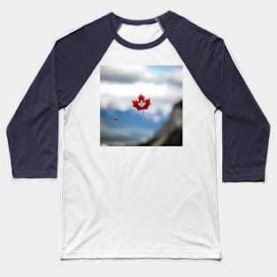 Maple Leaf Falling Baseball T-Shirt